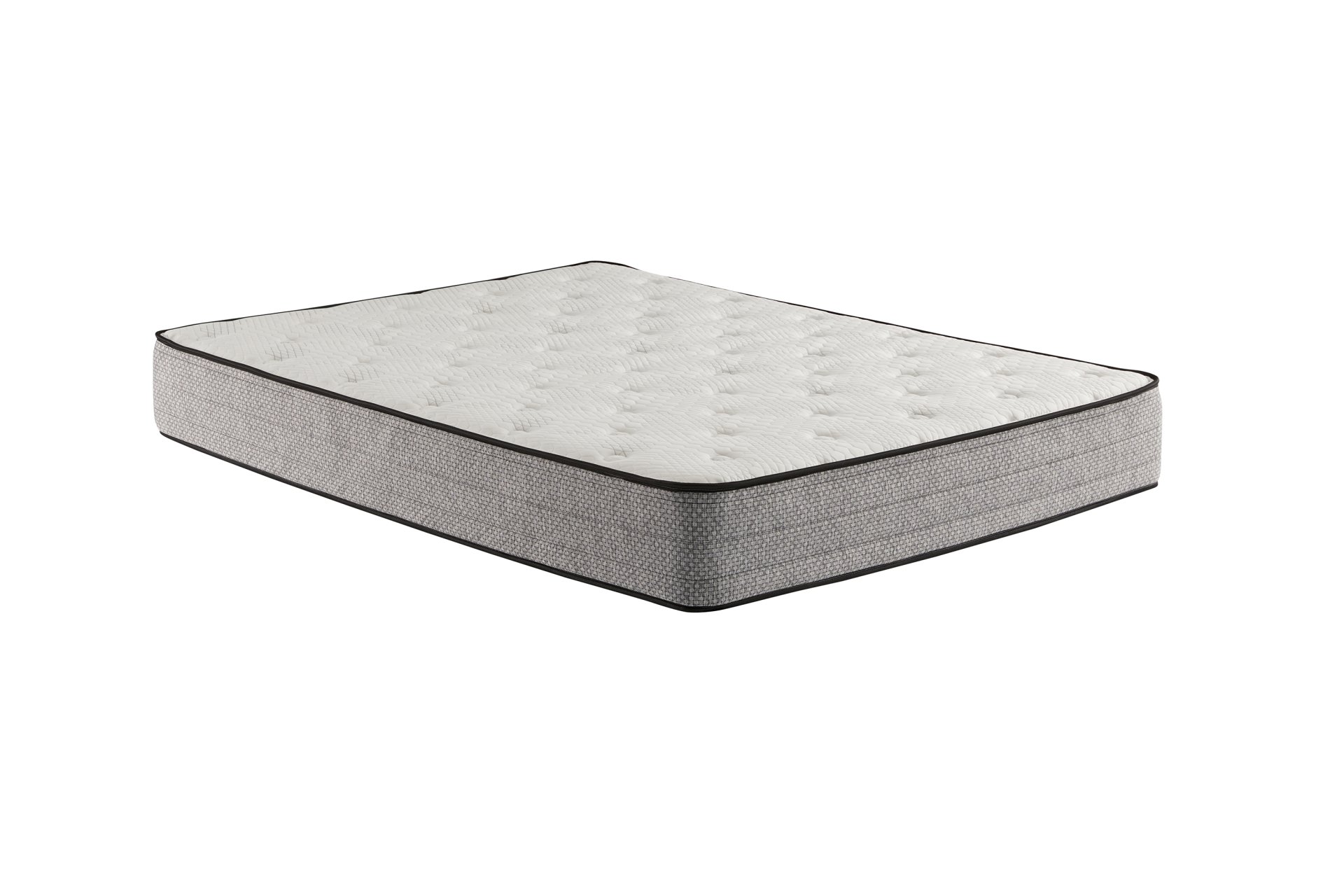 10" California King Mattress With Gel Memory Foam 884 Pocketed Coil - White / Gray - Image 4