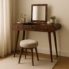Mirror Dressing Table - Chestnut - Image 3