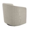 Ardena - Modern Sea Oat Swivel Barrel Chair - Beige - Image 9