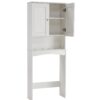Home Bathroom Shelf Over-The-Toilet, Bathroom Spacesaver, Bathroom Storage Cabinet Organizer - White - Image 15
