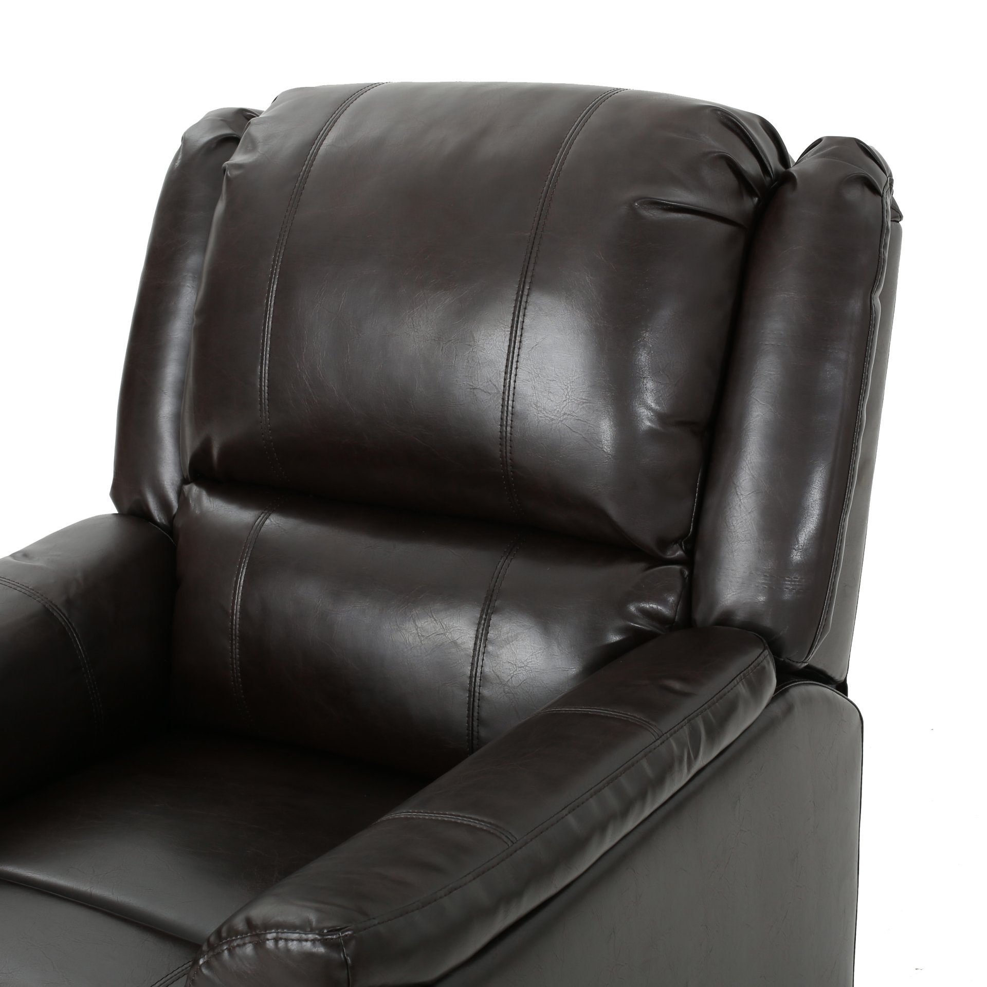 Glider Recliner With Swivel, Manual Reclining Chair - Brown - Image 14