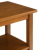 Warm Shaker - Wide Console Sofa Table - Light Golden Brown - Image 4