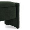 Elegant Long Shaped Storage Ottoman Bench, Boucle Material, Simple And Grand Design - Dark Green - Image 8