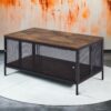 Winam - Coffee Table - Antique Oak / Black - Image 7