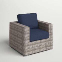 Club Chair With Cushions - Gray Mix