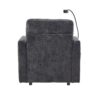 Multifunctional Lazy Person Sofa Recliner With Storage Backrest And Cell Phone Bracket For Living Room Or Bedroom - Black - Image 21
