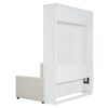 Full Size Murphy Wall Bed With Cushion - White - Image 3