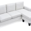Jenna - Sofa Chaise - White - Image 5