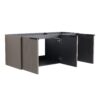 Contemporary 48" Wall Mounted Bathroom Vanity With 3 Soft Close Doors - Khaki - Image 11