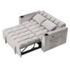 Multi Functional Sofa Bed With Cup Holder And USB Port For Living Room Or Apartments - Gray - Image 14