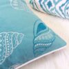 Seashells Pillow Cover - Light Blue - Image 4
