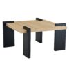 Coffee Table, Suitable For Modern Minimalist Living Rooms And Leisure Areas - Natural Wood - Image 13