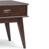 Draper - Mid Century End Table - Medium Auburn Brown - Image 4