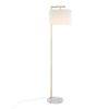 Fran - Contemporary Floor Lamp - Gold / White - Image 2