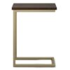 Skyler - C Side Table - Dark Brown / Gold - Image 3