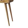 Curved Hallway Table - Oak - Image 3