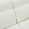 Modern Loveseat Sofa 59" Couch With Flexible USB Ports, Unique Cylindrical Armrests - Beige - Image 15