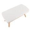 Folia - Mid-Century Modern Bench - Natural / Cream - Image 5