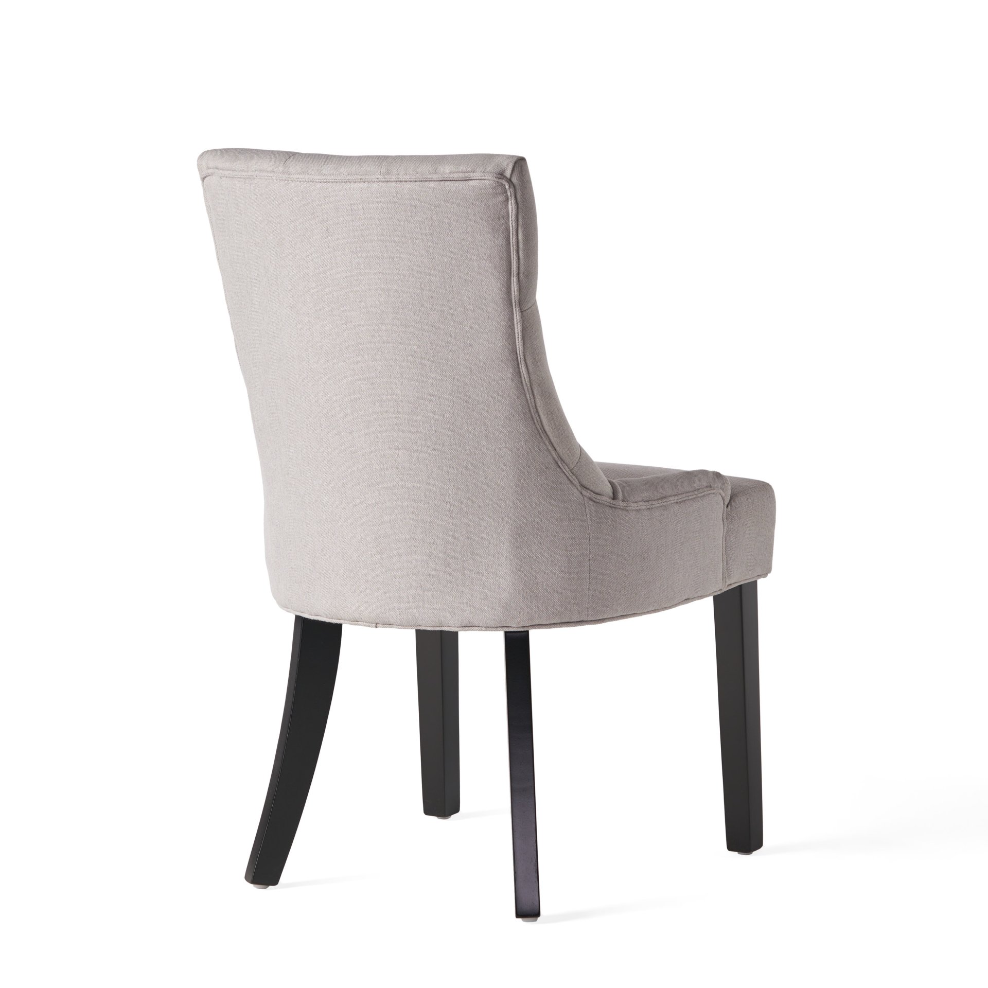Cheney - Dining Chair With Sloped Arms And Diamond Tufting (Set of 2) - Light Gray - Image 4
