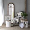 French Country Home Decor Collection (Includes An Artificial Plant, Vase, Trays, Stool And Side Table) (Set of 5) - Multicolor - Image 15