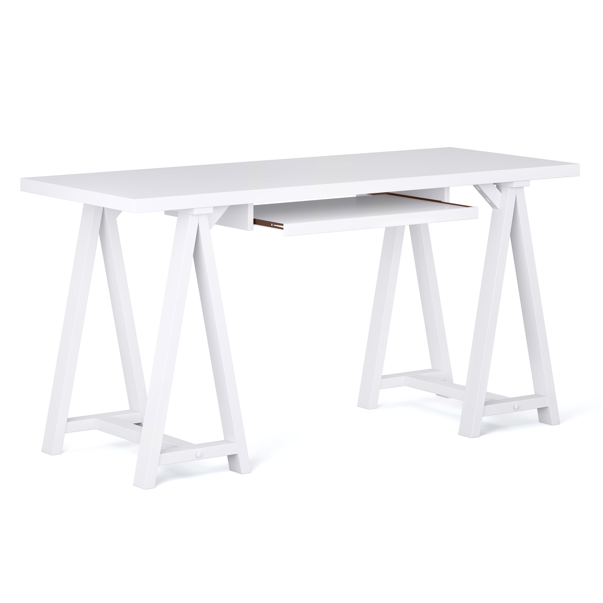 Sawhorse - Desk - White - Image 6