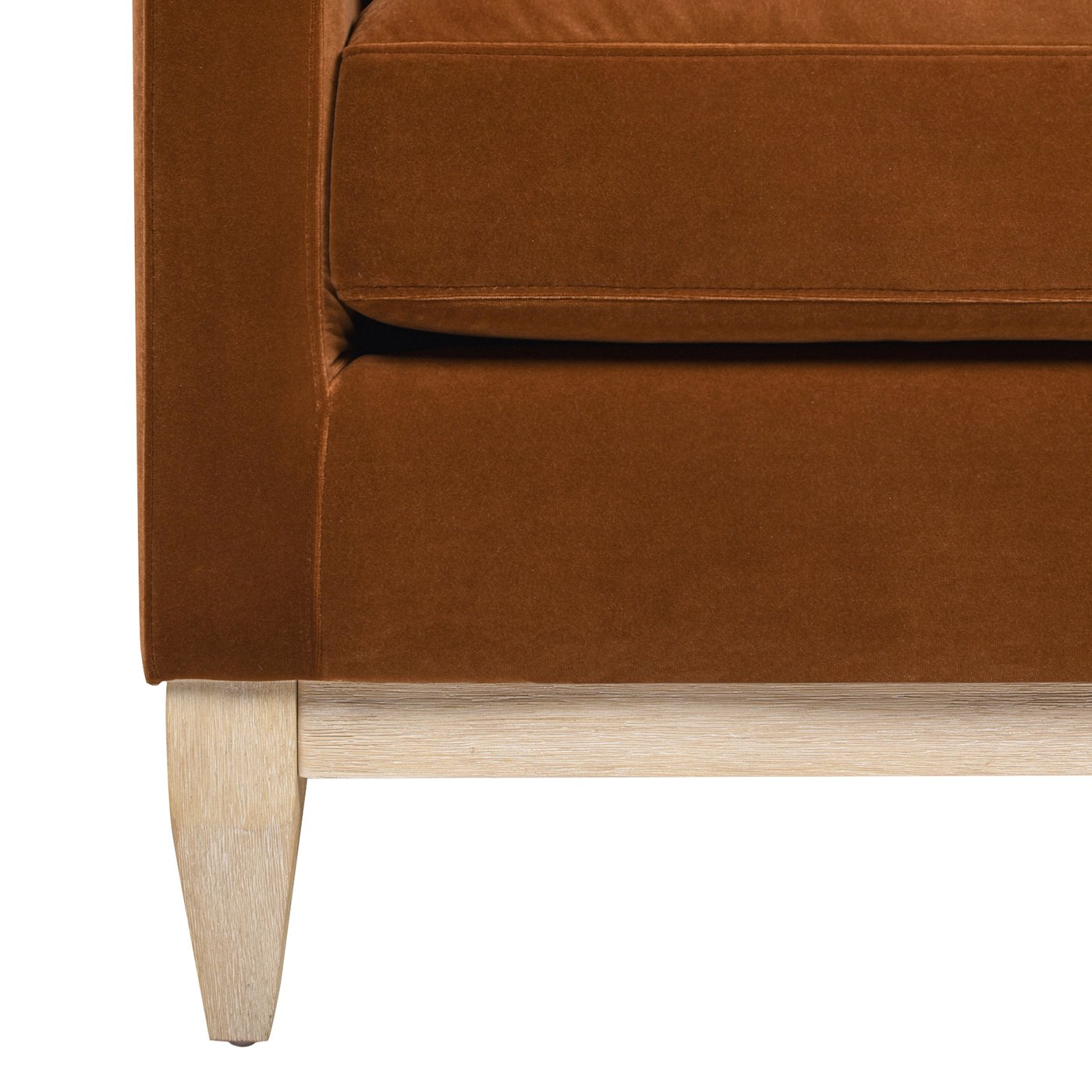 Knox - Modern Farmhouse Arm Chair - Burnt Orange - Image 3