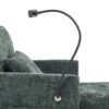 Multifunctional Recliner Sofa With Storage And Cell Phone Stand For Living Room And Bedroom - Emerald - Image 16