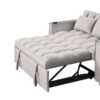 Multi Functional Sofa Bed With Cup Holder And USB Port For Living Room Or Apartments - Gray - Image 22