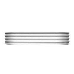 Heavy Duty, Galvanized Raised Garden Bed Kit For Vegetables Flowers & Herbs - Silver