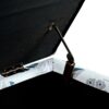 Luxury Storage Ottoman With Floral Patterned Fabric, Soft Close Hinges, Functional Footrest & Seat - Multicolor - Image 12