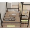 Ethan - Full Over Twin Bunk Bed With Desk, Charging Station, Storage Shelves, Safety Guard & Stairs - Black - Image 15