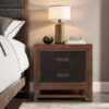 Branson - 2 Drawer Nightstand, Two Tone - Brown - Image 7
