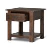 Monroe - End Table - Distressed Charcoal Brown - Image 2