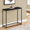 Accent Console Table For Entryway, Modern - Black - Image 4