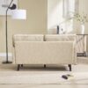 Mid Century Modern Loveseat Sofa, 2 Seater With USB & Removable Pillow Cover - Camel - Image 11