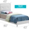 Primo - Twin Bed - White - Image 6