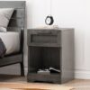 Broxon - 1 Drawer Nightstand - Gray - Image 5