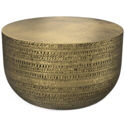 Johnsen - Metal Coffee Table - Antique Gold