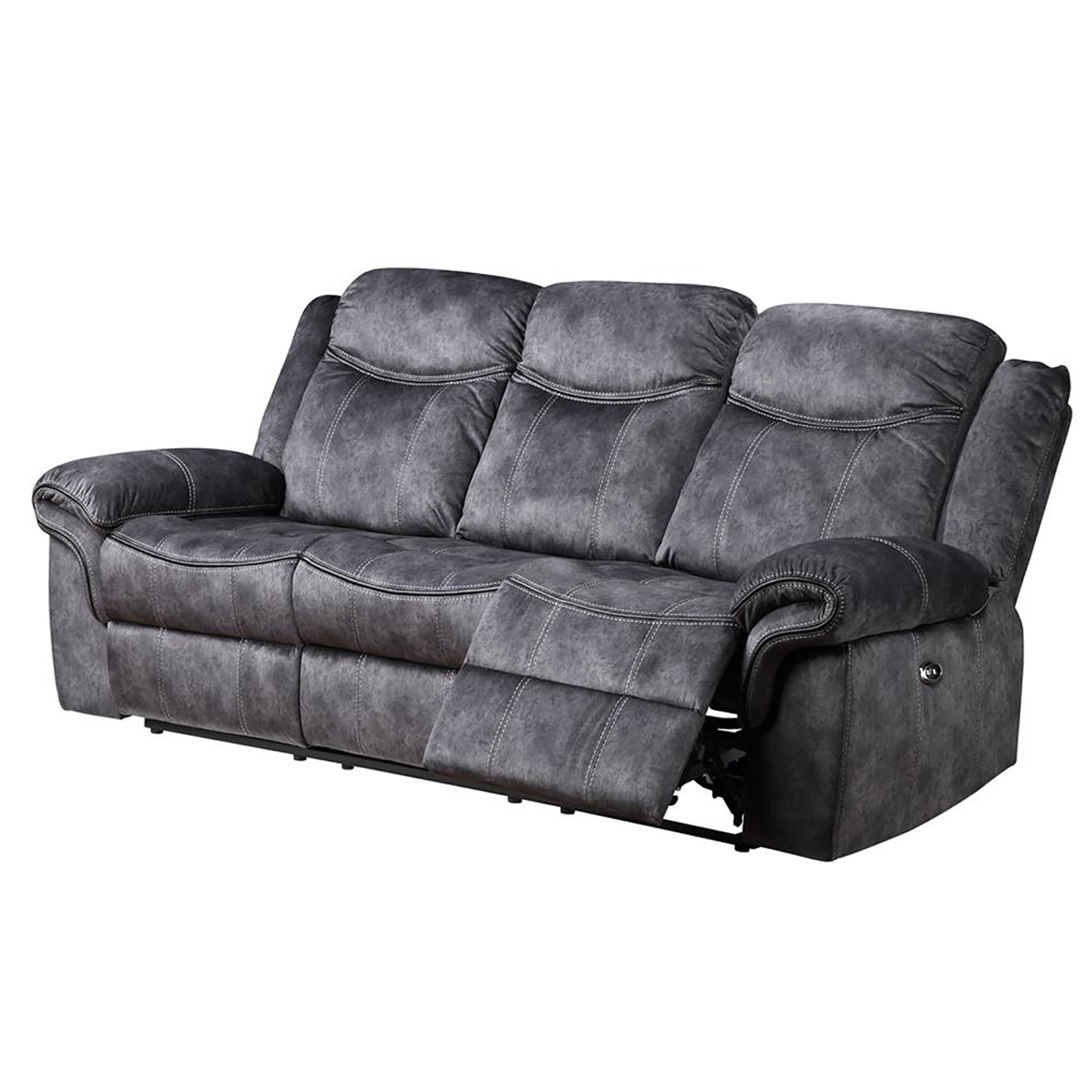 Jimny - Domino Power Reclining Sofa - Granite - Image 7