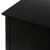 Vintage Style 2 Door Wooden Sideboard Cabinet For Living Room, Dining Room, Or Office - Black Wood - Image 8