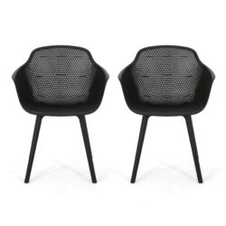 Lotus - Chair (Set of 2) - Black