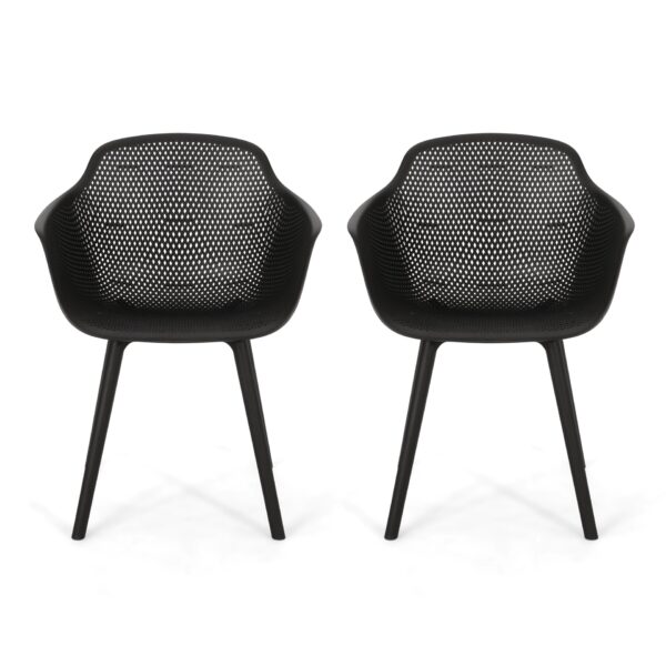Lotus - Chair (Set of 2) - Black