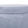 Outdoor Concrete End Table - Light Blue - Image 9