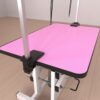 Hydraulic Pet Grooming Table With"H" Arm - Pink - Image 15