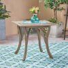 Hermosa - Stylish Outdoor Acacia Wood Table - Teak Gray - Image 4