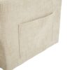 Multifunctional Lazy Person Sofa Recliner With Storage, Cell Phone Bracket Chenille - Beige - Image 22