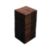 Acacia Wood Interlocking Deck Tiles Checker Pattern For Outdoor Flooring - Brown - Image 25