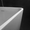 Freestandingn And Solid Surface, Soaking Bathtub For Bathroom - Matte White - Image 7
