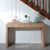 Rustic Modern Console Table With Drawer Storage - Natural Wood - Image 2