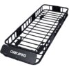 Motoring Roof Rack Rooftop Cargo Carrier Basket 64" Steel Universal Fit - Black - Image 13